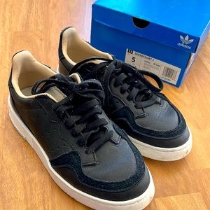 Adidas Boys Black Sneakers